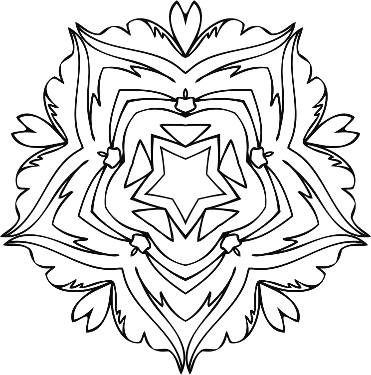 Flower Line Art 2