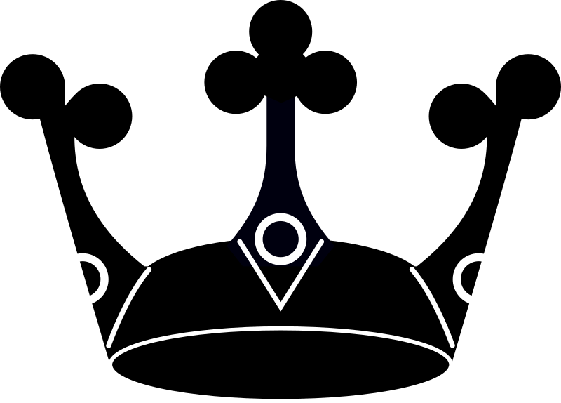 Simple crown silhouette