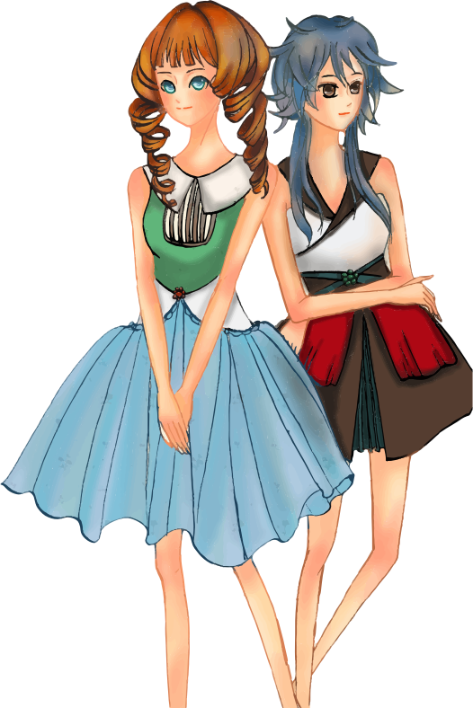 Two Anime Girls