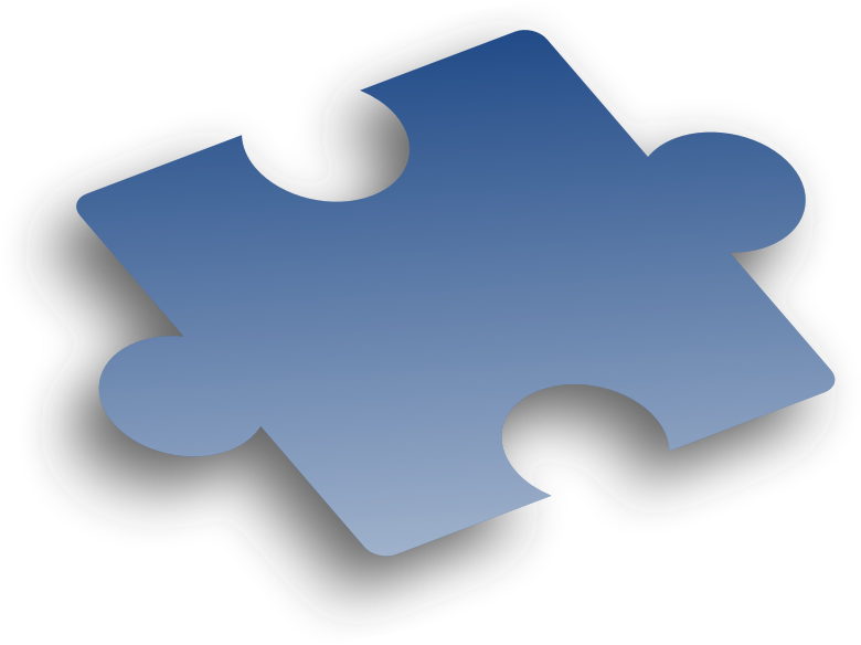 Puzzle Piece Blue