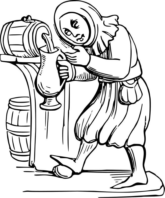 Medievel tapster