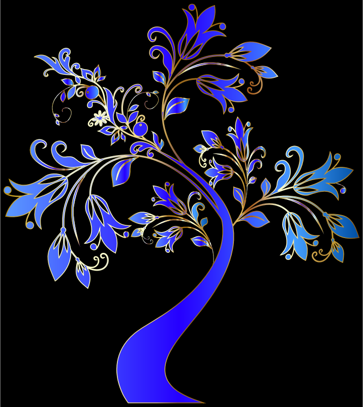 Colorful Floral Tree 4