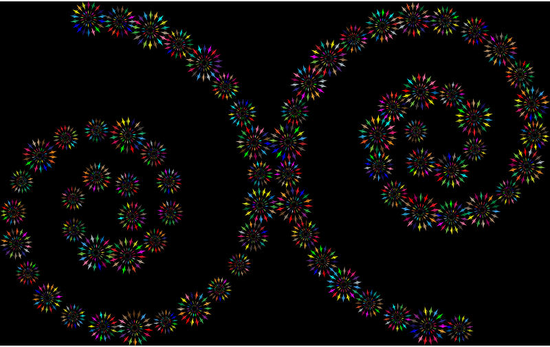 Geometric Spiral Art