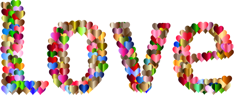Love Heart Typography Redux