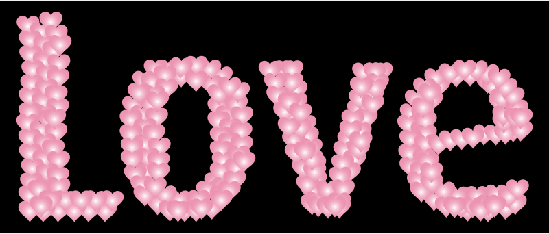 Love Heart Typography Redux 7