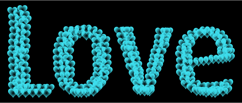 Love Heart Typography Redux 12