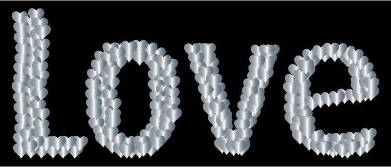 Love Heart Typography Redux 13