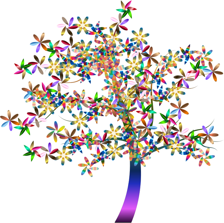 Colorful Floral Tree