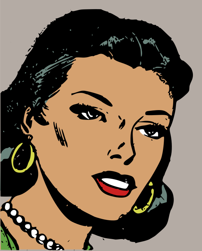 Retro woman