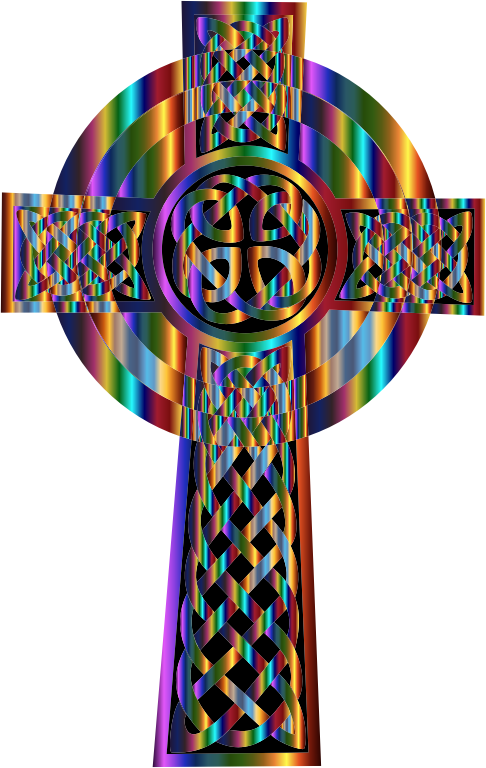 Prismatic Celtic Cross