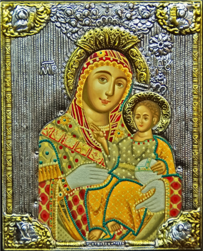 Virgin Mary And Jesus