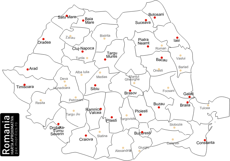 Romania Map