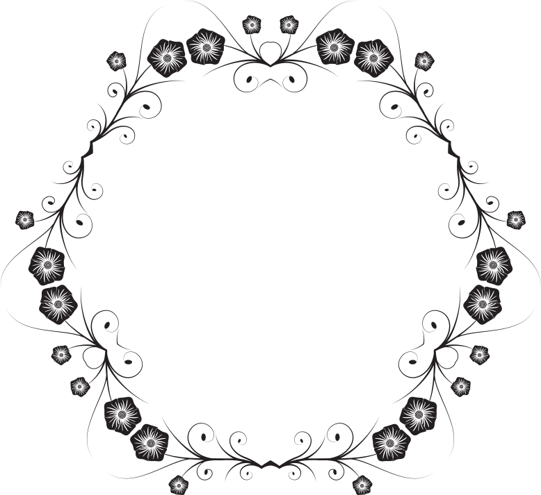 Flowery Flourish Silhouette 30