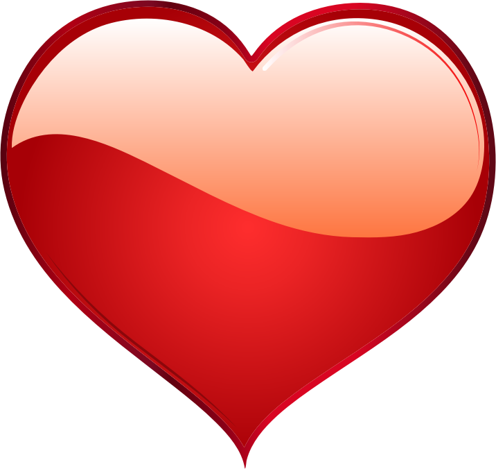 Shiny Red Heart