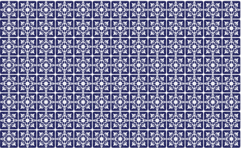 Seamless Decorative Ornamental Floral Tile Pattern 2