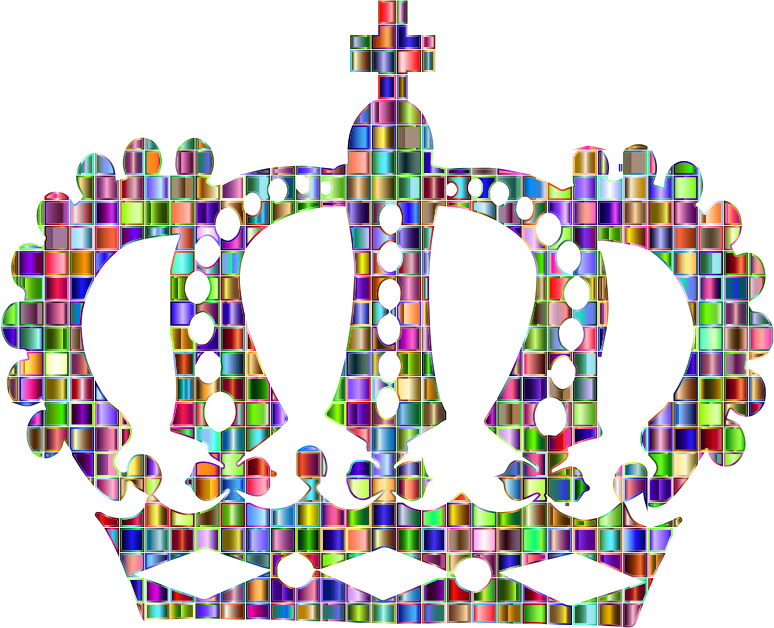Chromatic Mosaic Royal Crown