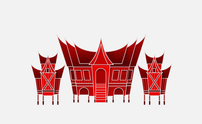 Traditional house Minangkabau
