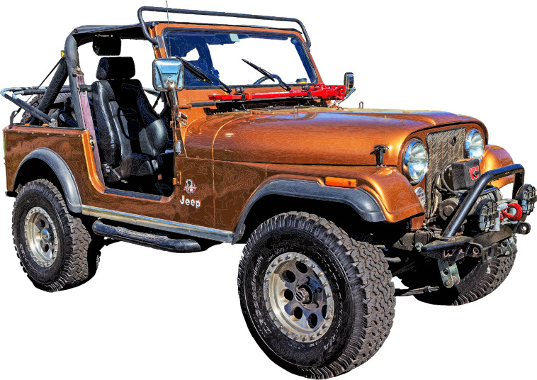 Red Jeep
