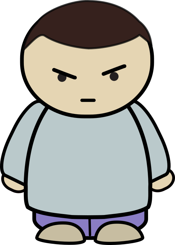 mix and match character ron angry front