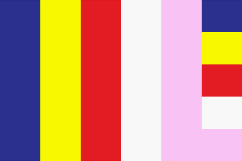 Burmese Buddhist Flag