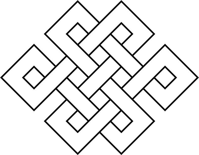Coloring Page Endless Knot