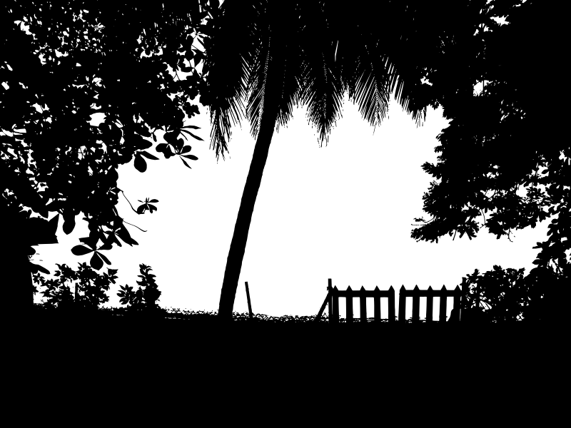 Tropics Vegetation Silhouette