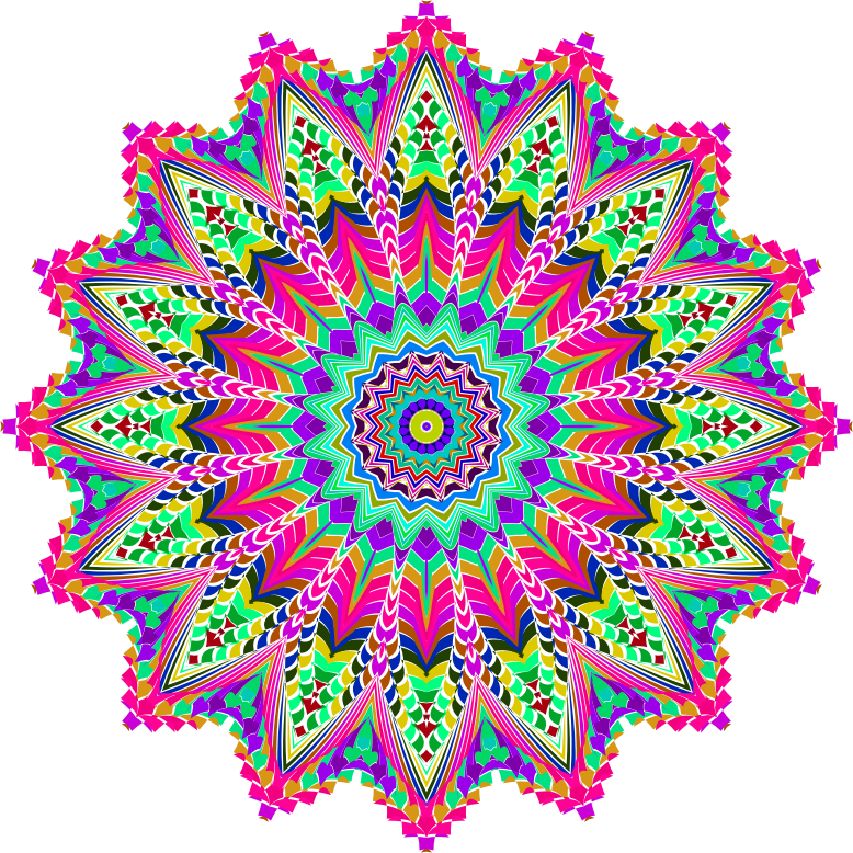 Psychedelic Geometric Star 3