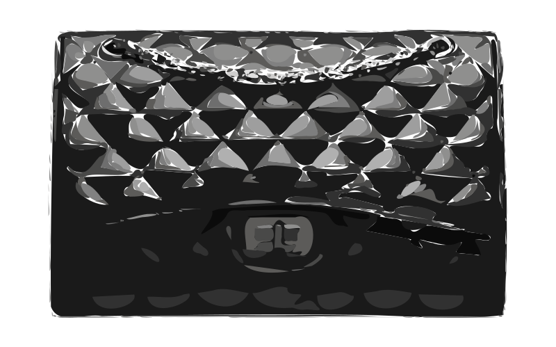 Black Bag with clasp