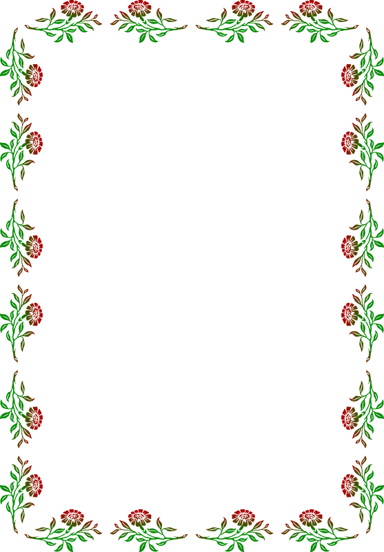 Floral frame 9