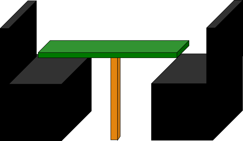 Black and Green booth