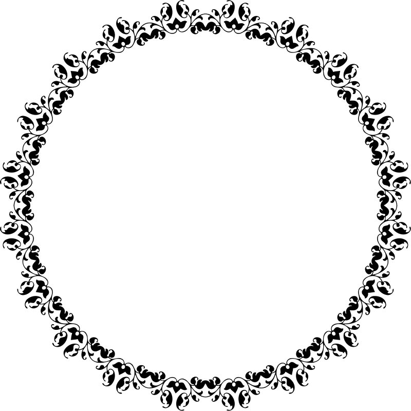 Floral frame 12
