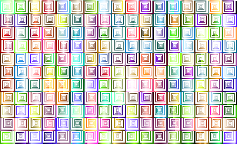 Prismatic Hypnotic Pattern 2 No Background