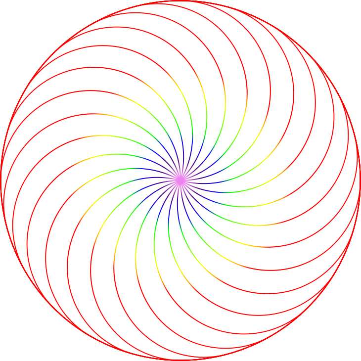 Fibonacci Spiral 3