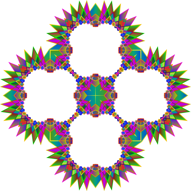 Prismatic MultiPoint Star Frame 5
