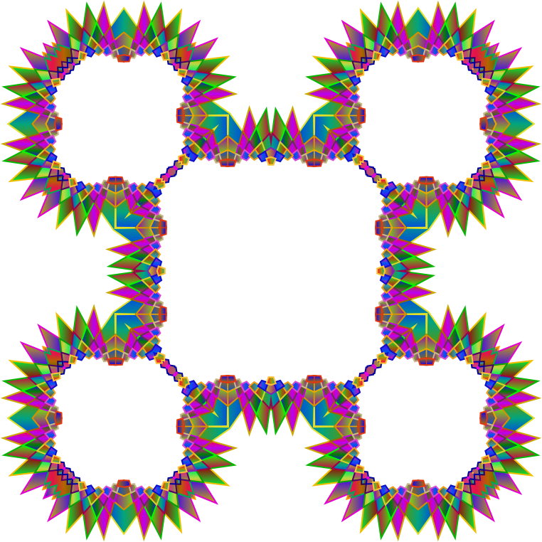 Prismatic MultiPoint Star Frame 6