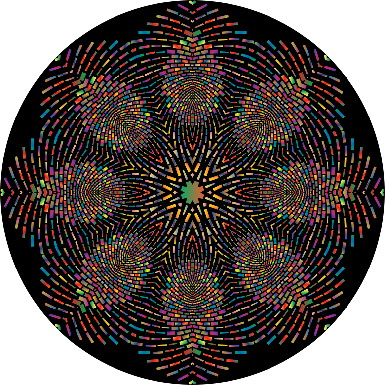Prismatic Geometric Mandala