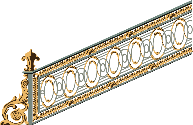 An old banister