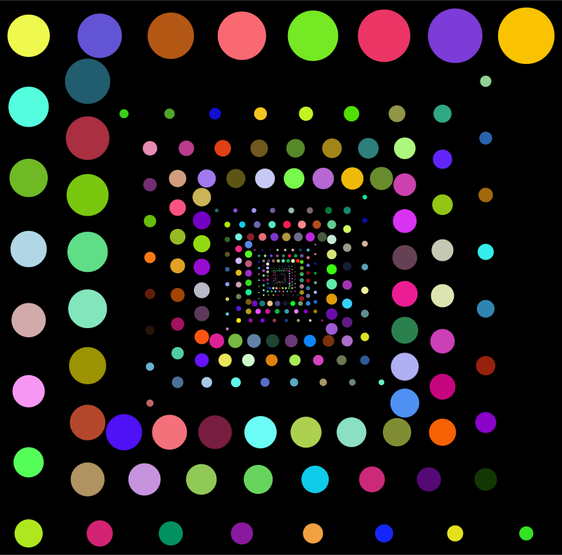 Prismatic Hypnotic Circles Vortex