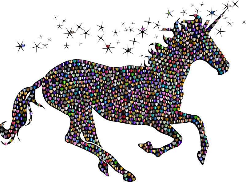 Prismatic Magical Unicorn Hearts 7