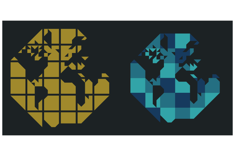 mosaic earthglobe
