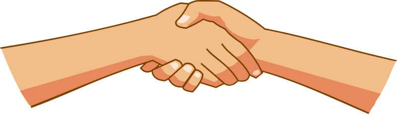 Shaking hands