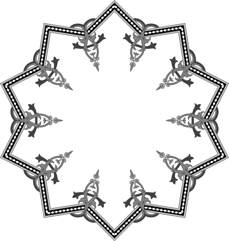Floral Flourish Frame Interpolated 15
