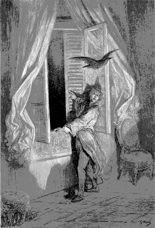 The Raven, by Doré
