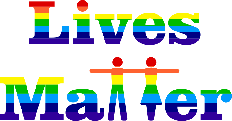 Prismatic Lives Matter Typography 2