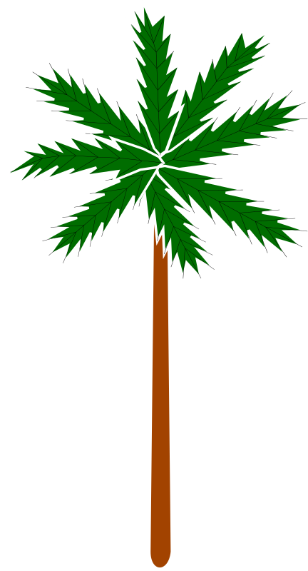 Stylised palm tree 2