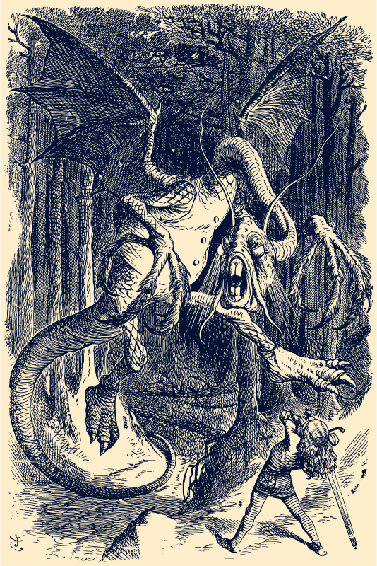 Beware the Jabberwock, my son!