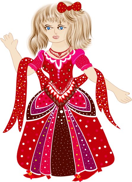 Decorative Princess Doodle