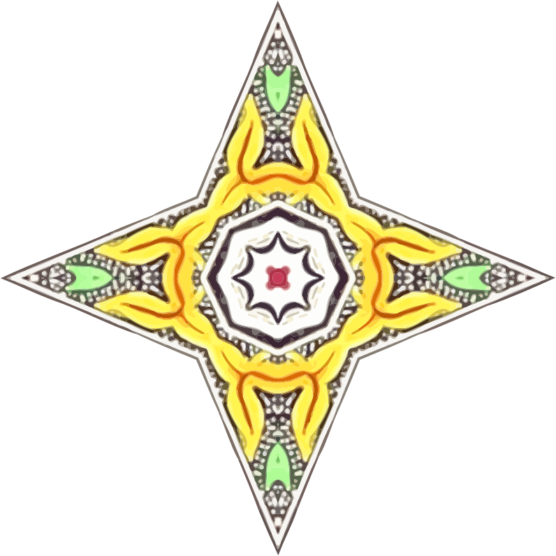 Ornamental star 14
