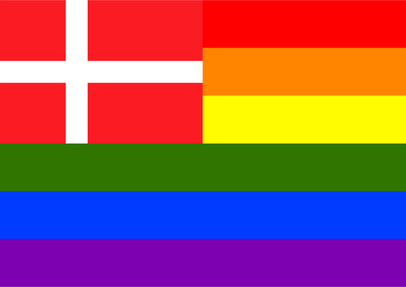 Rainbow Flag Denmark