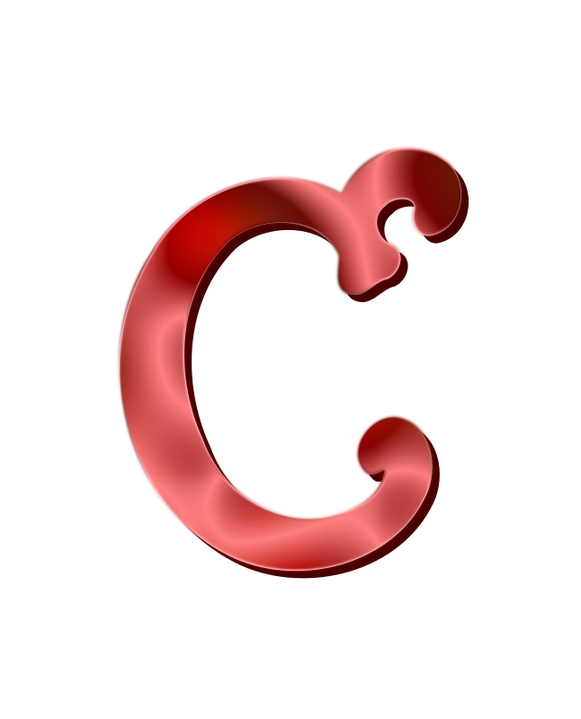 Alphabet 12, letter C